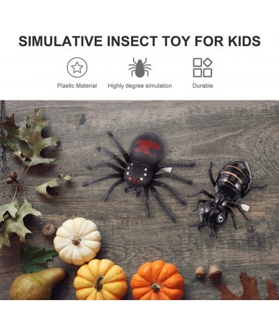 4Pcs Halloween Wind Up Spider Ant Toy Insects Figures Toys Prank Props Trick Toys Goody Bag Filler for Halloween Party Favor ...