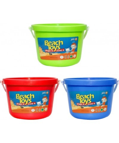 3 Pack Sand/Snow Pail Beach Bucket Sand Bucket Water Bucket Pail for Boys or Girls $24.65 Sandboxes & Beach Toys