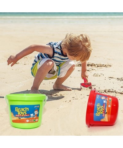 3 Pack Sand/Snow Pail Beach Bucket Sand Bucket Water Bucket Pail for Boys or Girls $24.65 Sandboxes & Beach Toys