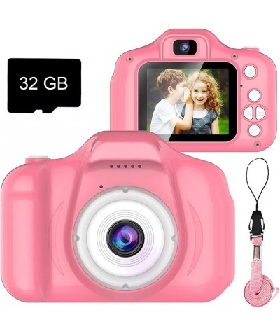 Upgrade Kids Selfie Camera Christmas Birthday Gifts for Girls Age 3-9 HD Digital Video Cameras for Toddler Portable Toy for 3...