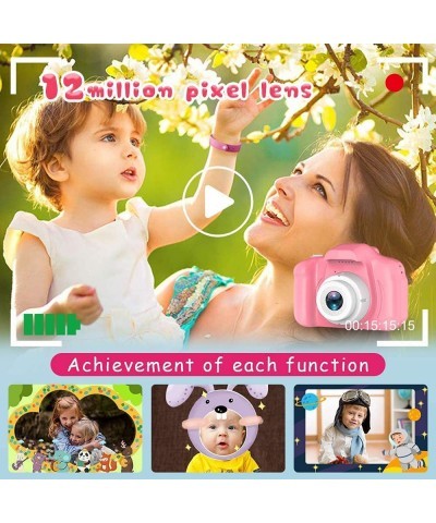 Upgrade Kids Selfie Camera Christmas Birthday Gifts for Girls Age 3-9 HD Digital Video Cameras for Toddler Portable Toy for 3...