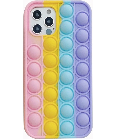 Bubble Fidget Reliver Stress Toys Bubble Case for iPhone XiPhone Xs 5.8in Cover Soft Silicone Antistress Full Body Protection...