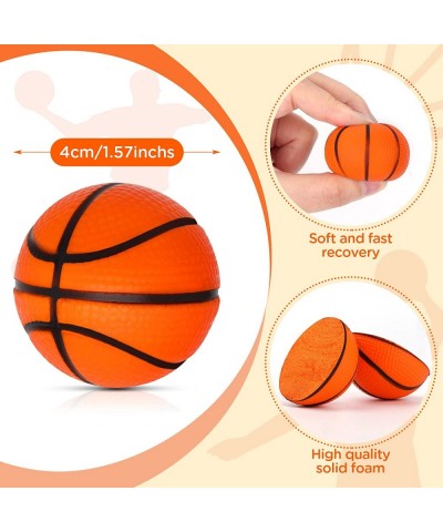 32Pcs Basketball Party Favors 20 Basketball Charm Bracelets+12 Sports Stress Ball 1.6" Mini Basketball Foam Decorations Goodi...