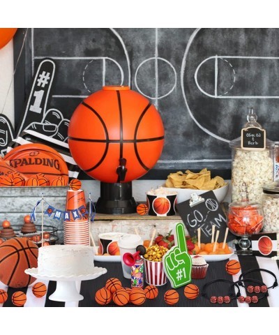 32Pcs Basketball Party Favors 20 Basketball Charm Bracelets+12 Sports Stress Ball 1.6" Mini Basketball Foam Decorations Goodi...