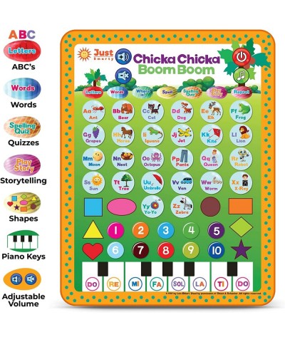 Chicka Chicka Boom Boom Official Alphabet Learning Tablet Educational Toddler Learning Tablet to Learn ABC Letters Numbers Co...