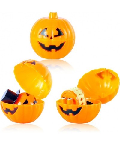 Halloween Party Favors Set 12 Pack Prefilled Pumpkin Box with Halloween Themed Wind Up Toys for Kids Trick or Treat Party Fav...