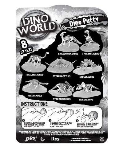 Dino World Dinosaur Slime Kit (8 Dino Putty) Surprise Dinosaur Fossil Slime Toy for Kids Boys and Girls. Non Toxic Super Stre...