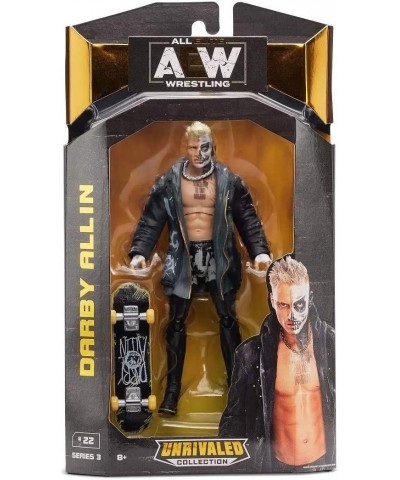 All Elite Wrestling Unrivaled Collection Darby Allin - 6.5-Inch Action Figure - Series 3 Multicolor $78.52 Action Figures