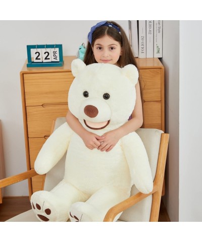 Big Stuffed Animal White Teddy Bear Giant Teddy Bear Huge Plush Toys Gift for Girlfriend Children Day 39 Inches $43.95 Stuffe...