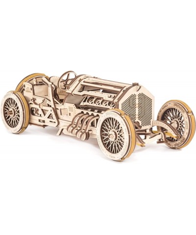 Mechanical Models 3-D Wooden Puzzle - Mechanical U-9 Grand Prix Car $67.73 3-D Puzzles