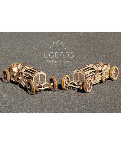 Mechanical Models 3-D Wooden Puzzle - Mechanical U-9 Grand Prix Car $67.73 3-D Puzzles