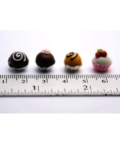 20 Psc Chocolate Cupcake Dollhouse Miniatures Food Kitchen $18.49 Dollhouse Accessories