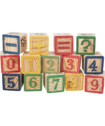 ABC and 123 Wooden Blocks- Alphabet Letters and Numbers Learning Block Set-Educational STEM Toy for Toddlers and Preschool Ag...