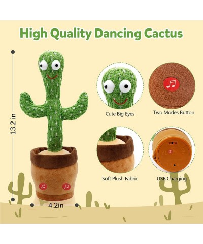 Dancing Cactus Cactus Toy for Kids Dancing Singing Cactus Toy Cactus Toys That Repeats Your Words Electric Dancing Cactus Plu...