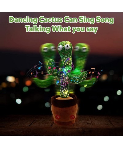 Dancing Cactus Cactus Toy for Kids Dancing Singing Cactus Toy Cactus Toys That Repeats Your Words Electric Dancing Cactus Plu...