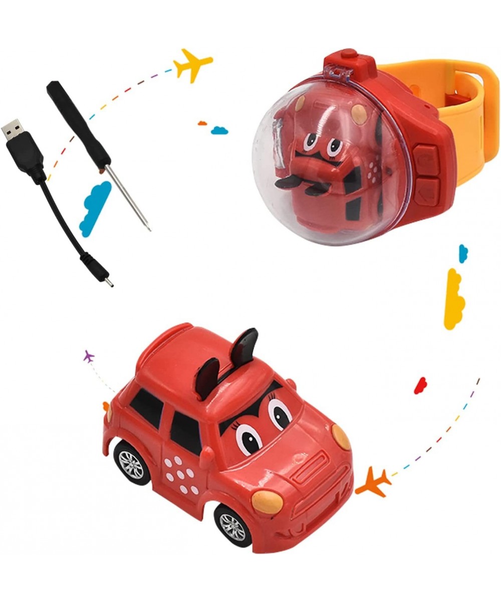 2022 New Mini Remote Control Car Watch Toys 2.4 GHz Detachable Watch Car Toys for Kids Cute Wrist Racing Car Watch Cartoon RC...