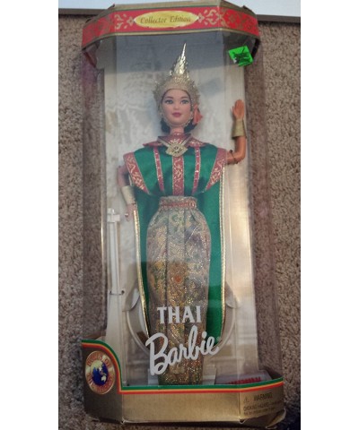 Year 1997 Collector Edition Dolls of The World 12 Inch Doll - Thai with Thailand Traditional Outfits Cape Jewelry Headpiece H...