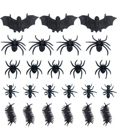 Halloween Spider Realistic Bats 60 Pieces Fake Plastic Spiders Centipedes Outdoor Indoor Decor for Halloween Party Favors $15...