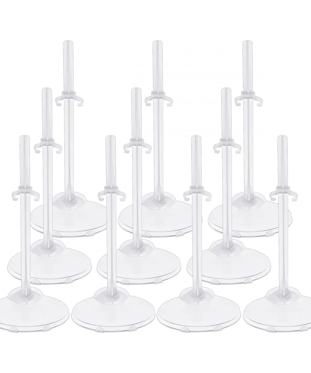 10 Pcs Doll Stand Transparent Doll Display Holder Action Figure Display Rack Doll Model Support Frame Accessories $29.04 Dolls