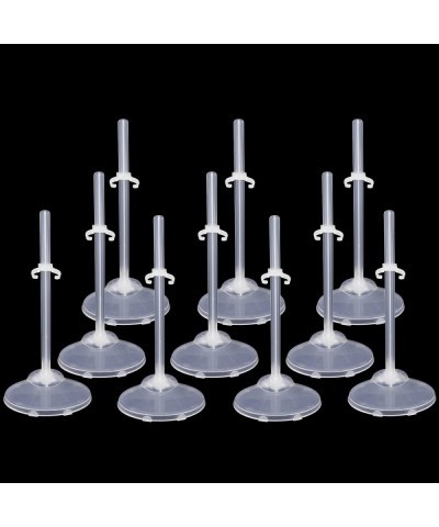 10 Pcs Doll Stand Transparent Doll Display Holder Action Figure Display Rack Doll Model Support Frame Accessories $29.04 Dolls