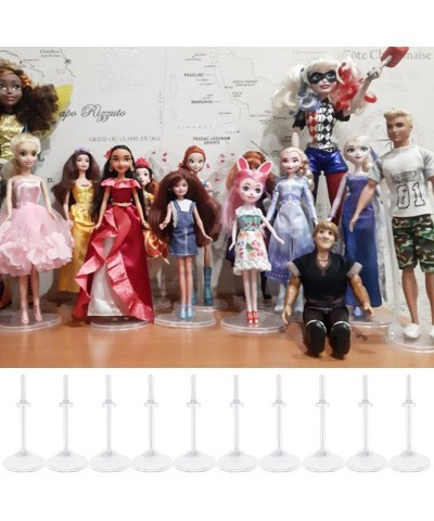 10 Pcs Doll Stand Transparent Doll Display Holder Action Figure Display Rack Doll Model Support Frame Accessories $29.04 Dolls