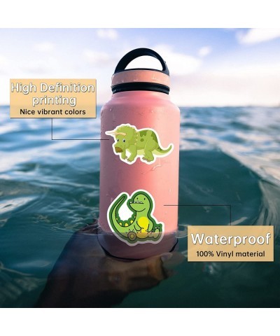 Cute Dinosaur Stickers for Kids 100PCS Waterproof Vinyl Stickers Trendy Aesthetic Stickers for Laptop Water Bottles Cool Dino...