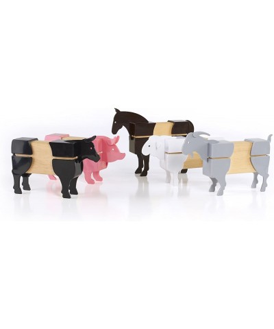 Block Mates - Farm Themed Block Unit 20 pieces (Pig Horse Cow Goat and Sheep) Learning & Educational Toy for Kids $60.12 Earl...