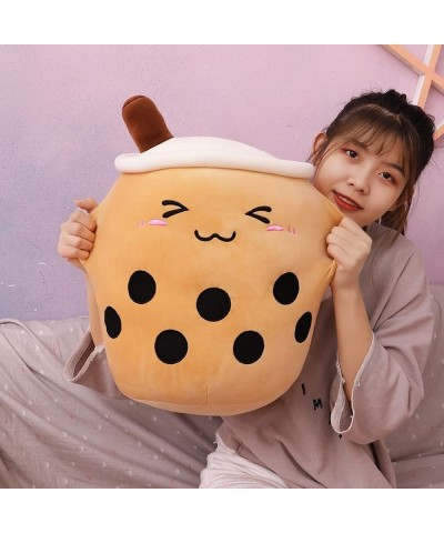 Cute Pillows Boba Plush Kawaii Bubble Tea Boba Stuffed Plush Toy Plushie Adorable Cuddle Pillow Food Toy for Baby/Kids/Toddle...