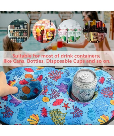 Neoprene Floating Drink Holder Floats Cup Coasters Holder for Summer Pool Party and Beach Water Fun (Coral) $22.93 Sandboxes ...