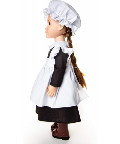 18 Inch Doll Clothes & Accessories 4 PC Late-1800's Kitchen Maid Uniform with Dress Cap Apron Pantaloons Intended for America...