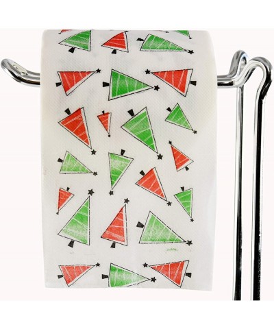 Red and Green Christmas Trees Toilet Paper Festive Gag Gift Novelty Holiday Gift Idea Napkin Prank Fun Birthday Party Christm...