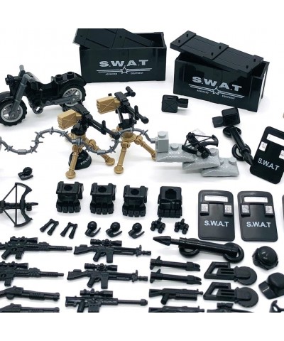 Weapons Pack Military Toy Swat Team Battle Building Blocks Set Combat Weapon Guns Accessories Pack Motorcycles Mini Figures k...