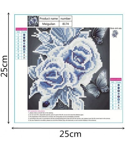 5D Diamond Painting by Number Kits New DIY Diamond Painting Kit for Adults Cross Stitch Full Toolkit Embroidery Arts Craft Pi...