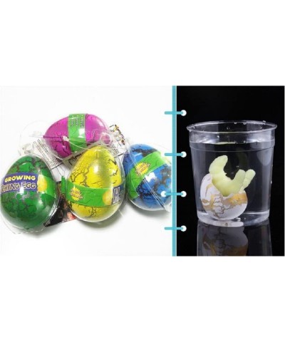 12 Pack Dinosaur Egg Cute Magic Growing Dinosaur Egg Add Water Child Gift Hatching Inflatable Toy(Color Cracks) $28.01 Bathtu...