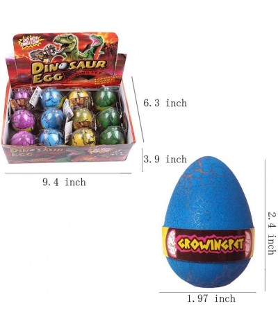 12 Pack Dinosaur Egg Cute Magic Growing Dinosaur Egg Add Water Child Gift Hatching Inflatable Toy(Color Cracks) $28.01 Bathtu...