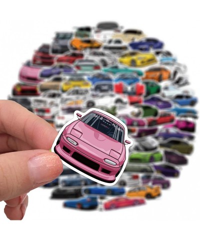 JDM Race Car Stickers Packs 100PCS Vinyl Waterproof Stickers for Laptop Water Bottles Helmets Aesthetic Trendy Decals for Tee...