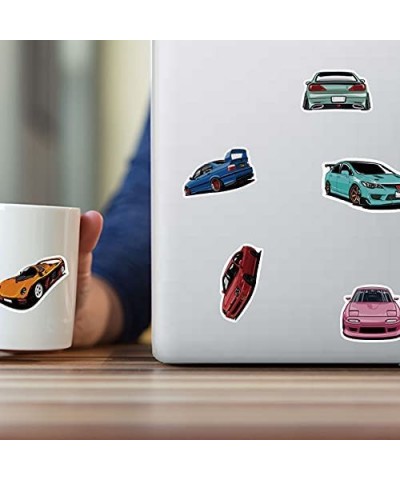 JDM Race Car Stickers Packs 100PCS Vinyl Waterproof Stickers for Laptop Water Bottles Helmets Aesthetic Trendy Decals for Tee...