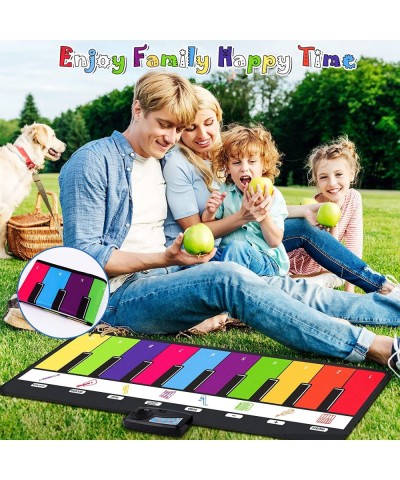 Piano Musical Mat Toddler Toys with 8 Kids Musical Instruments Sounds Floor Piano Touch Play Mat for Baby Learning Educationa...