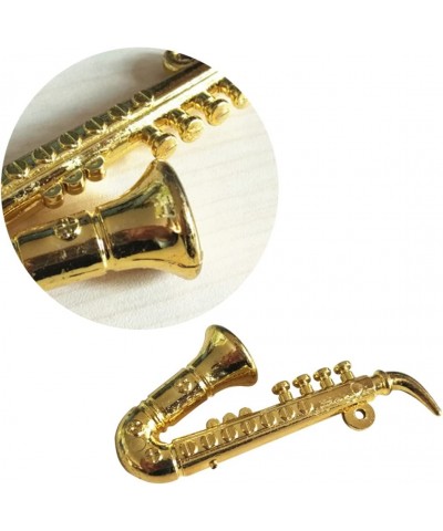 9 PCS Miniature Saxophone Mini Saxophone Model Miniature Musical Instruments Dollhouse Instruments 1: 12 Mini $17.92 Dollhous...