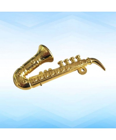 9 PCS Miniature Saxophone Mini Saxophone Model Miniature Musical Instruments Dollhouse Instruments 1: 12 Mini $17.92 Dollhous...