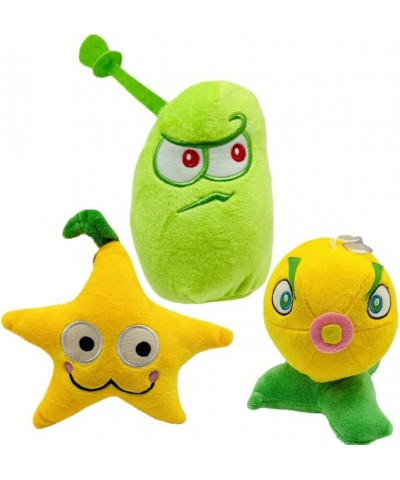 3 PCS PVZ Plush Plants Sets Toys Laser Beans Star Fruit Citron PVZ Figure Doll Great Gift for Christmas Birthday New $40.68 P...