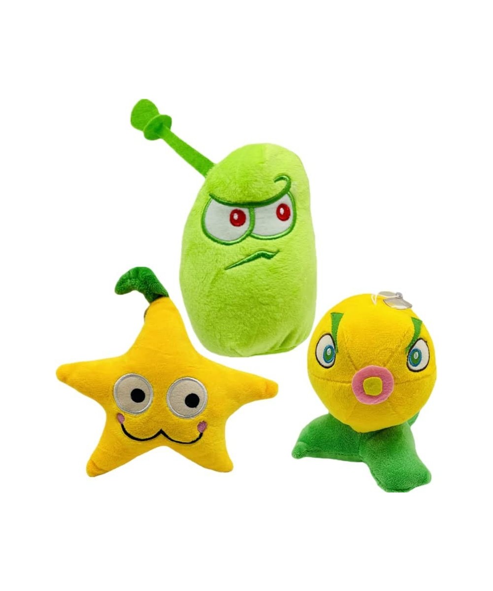 3 PCS PVZ Plush Plants Sets Toys Laser Beans Star Fruit Citron PVZ Figure Doll Great Gift for Christmas Birthday New $40.68 P...