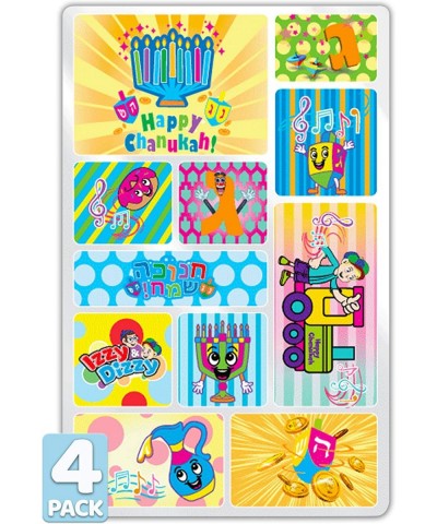 Hanukkah Stickers Motion and 3D- Sheet of Chanukah Stickers - Holiday Stickers - 11 Fun Hanukkah Designs - 4 Pack $25.61 Kids...