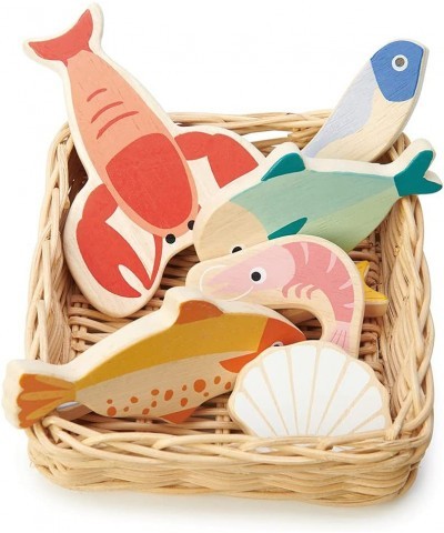 Seafood Basket - Pretend Food Play Supermarket Shopping Game Accessories Educational Learning Toys for Children 3+ $42.08 Toy...