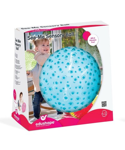 Sensory Ball for Baby - 7” Transparent Trendy Color Baby Ball That Helps Enhance Gross Motor Skills for Kids Aged 6 Months & ...