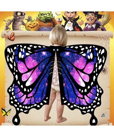 Halloween Butterfly Wings for Girls Butterfly Costume for Party Kids Fairy Wings with Mask and Antenna Headband $20.41 Kids' ...