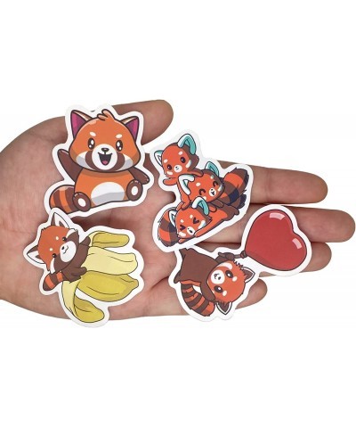 Red Panda Stickers - Red Panda Gifts - 50 Pcs Cute Red Panda Water Bottle Stickers for Kids Teens Adults $16.05 Kids' Stickers