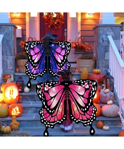 Halloween Butterfly Wings for Girls Butterfly Costume for Party Kids Fairy Wings with Mask and Antenna Headband $20.41 Kids' ...