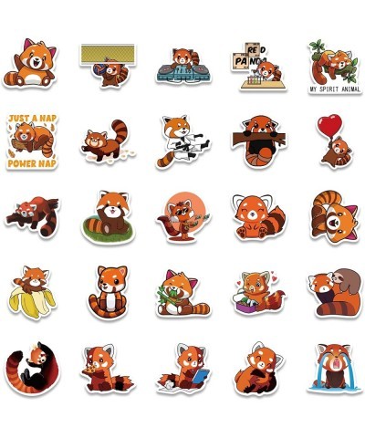 Red Panda Stickers - Red Panda Gifts - 50 Pcs Cute Red Panda Water Bottle Stickers for Kids Teens Adults $16.05 Kids' Stickers