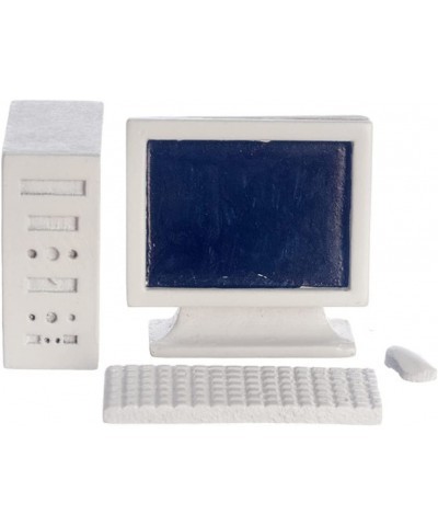 Dollhouse Miniature 1:12 Scale 3PC White Computer Set T8003 $34.38 Dollhouse Accessories